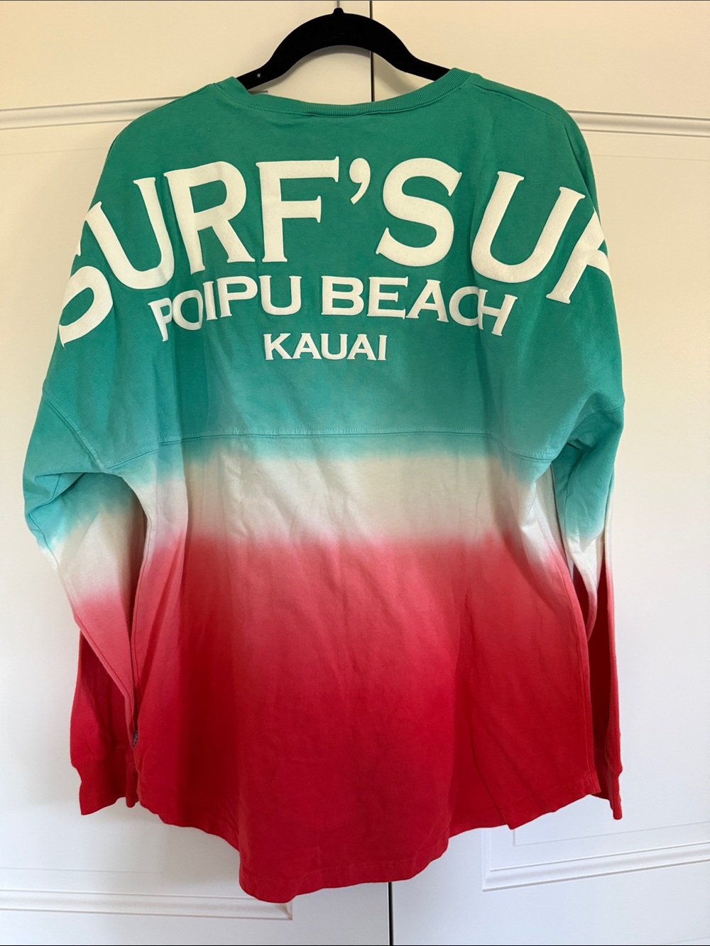 Spirit Activewear “Surf’s Up” Poipu Beach Kauai Ombre V-Neck